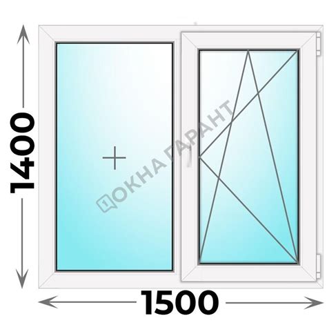 Стандартное двухстворчатое окно (42 фото)