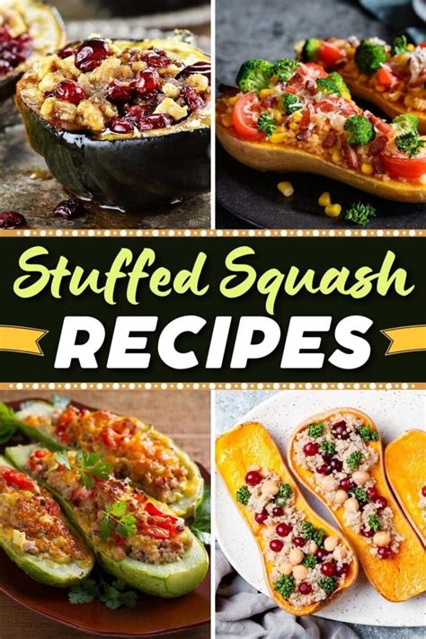 20 Best Stuffed Squash Recipes To Make For Dinner Insanely Good