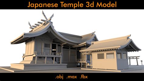 ArtStation - Japanese Temple- 3d Model | Resources