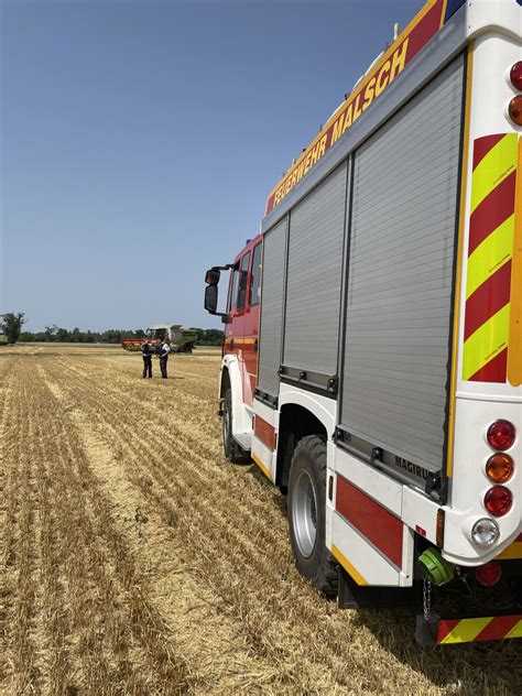 Fl Chenbrand Gro Feuerwehr Malsch Retten L Schen Bergen Sch Tzen