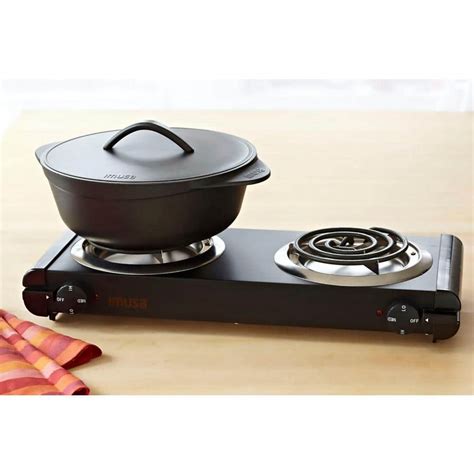 IMUSA Double Burner Hot Plate GAU 80306 The Home Depot