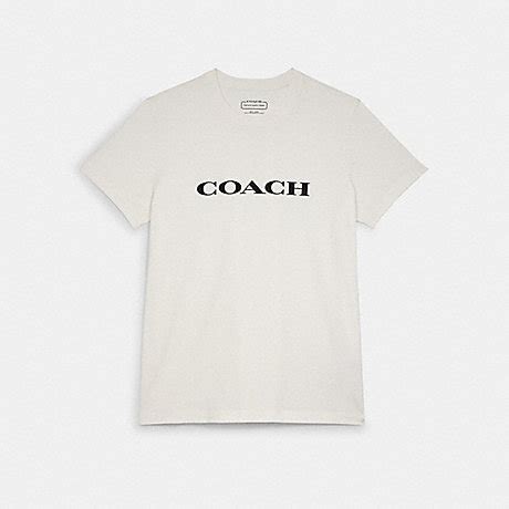 COACH C8786 - ESSENTIAL T SHIRT IN ORGANIC COTTON - WHITE | COACH WOMEN