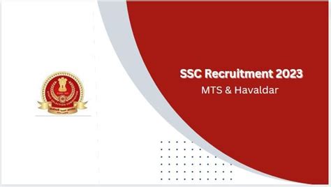 Ssc Mts Havaldar 2023 Apply Telugu For 1558 Posts Ejc Official