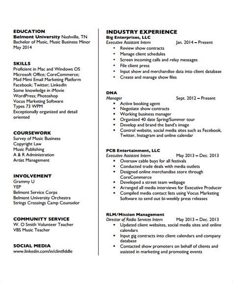 Free 6 Sample Camp Counselor Resume Templates In Pdf Ms Word