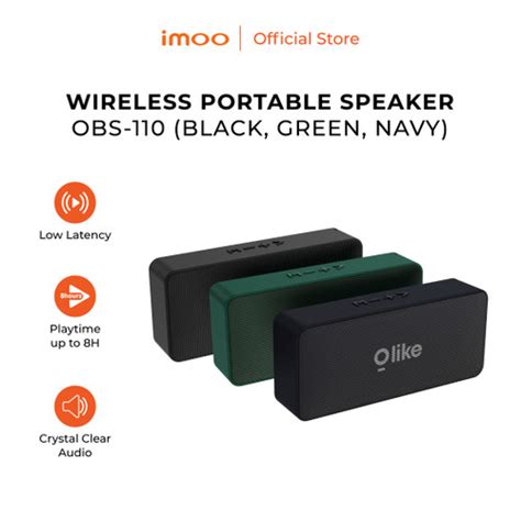 Promo Olike Speaker Low Latency Bluetooth Hours Portable Obs