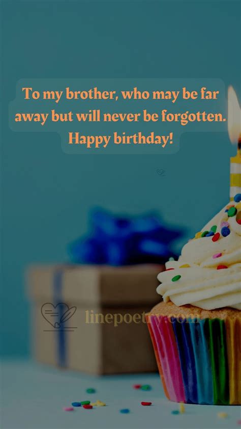 400 Happy Birthday In Heaven Brother With Images And Text Linepoetry