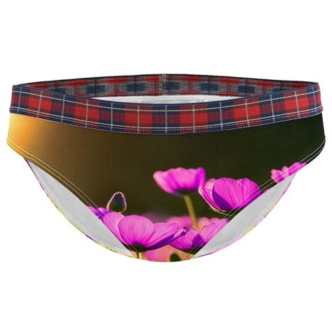 Brief Underwear Bikini Panties For Women Bikini Underwear M Pink Flowers Field Walmart