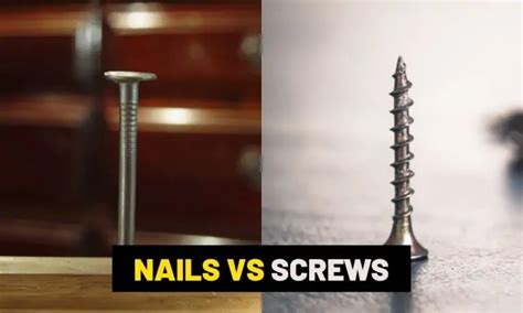 Nails Or Screws? When To Use What? | Bangingtoolbox