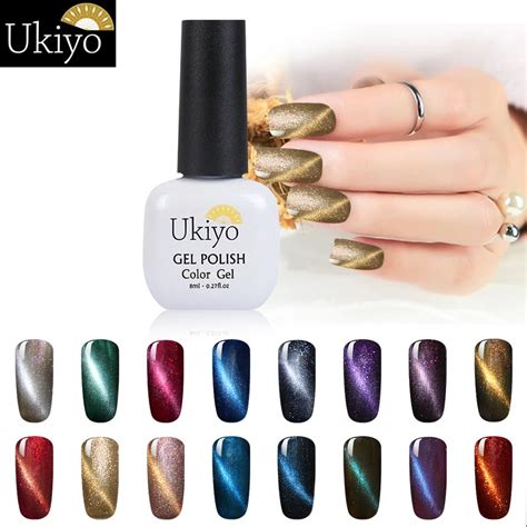 Ukiyo Ml Olho De Gato Uv Gel Unha Polon S Stamping Nail Art Diy