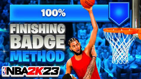 BEST FINISHING BADGE METHOD On NBA 2K23 MAX OUT ALL YOUR BADGES VERY