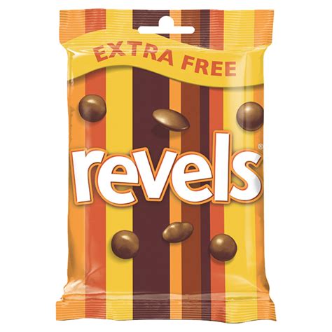 Revels Chocolate Extra Free Treat Bag 89g | Single Chocolate Bars ...