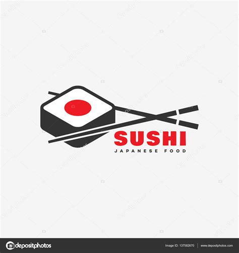 Japanese Sushi Logo Stock Vector Jazzzzzvector 137582670