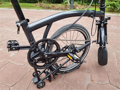 Brompton P Line Midnight Black Urban Sports Equipment Bicycles