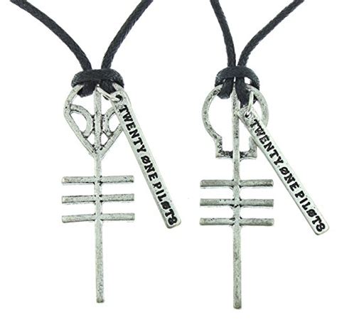 Buy Twenty One Pilots Symbols Cord Necklace 2 Pack Online At Desertcartuae