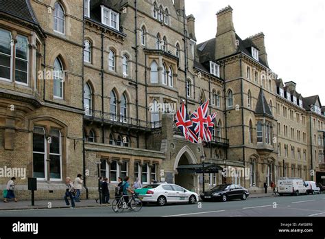 Oxford city centre typical architecture building history heritage traditional main student ...