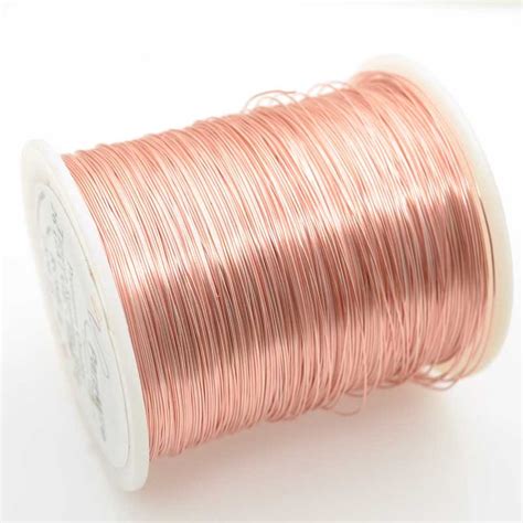 Craft Wire 26ga Rose Gold Parawire BeadFX Jewelry Supply