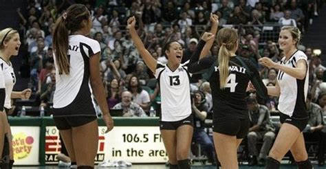 Uh Manoa Womens Volleyball Women Volleyball Volleyball Hawaii