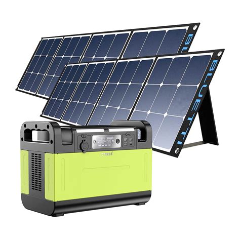 CTECHi GT1500 1500W 1210Wh Portable Power Station 120W Solar Panel