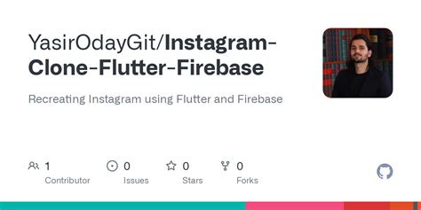 GitHub YasirOdayGit Instagram Clone Flutter Firebase Recreating