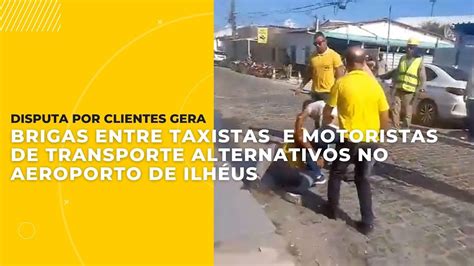 BRIGAS ENTRE TAXISTAS E MOTORISTAS DE TRANSPORTE ALTERNATIVOS NO