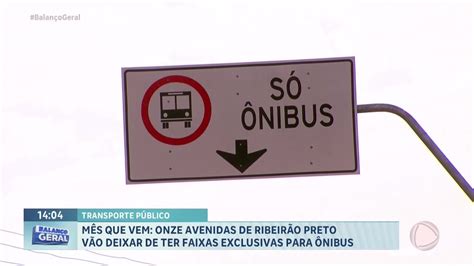 Onze avenidas vão deixar de ter faixas exclusivas para ônibus em