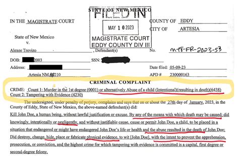 Criminal Complaint Edit Ralexeetrevizo