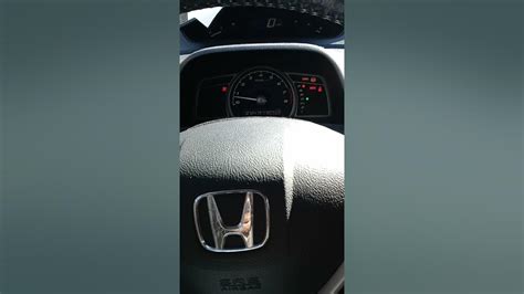 Honda Civic Green Drive Light Flashing Youtube