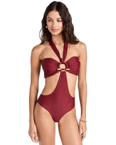 Red Johanna Ortiz Beachwear And Swimwear Outfits For Women Lyst