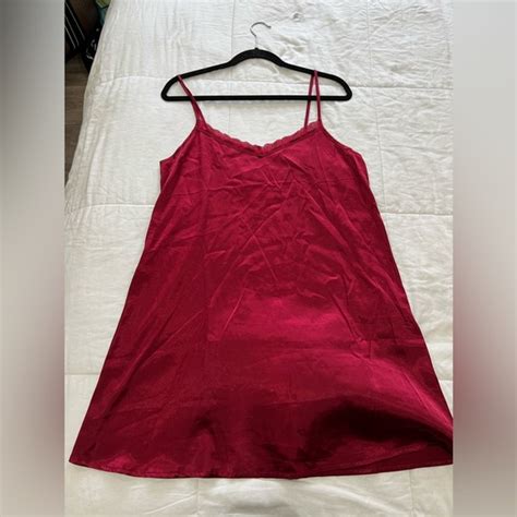 Ekouaer Intimates Sleepwear Ekouaer Sleepwear Sexy Lingerie Nightgown Lace Chemise Satin