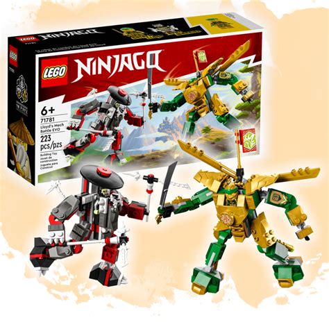 Конструктор LEGO Ninjago Битва роботов Ллойда EVO 71781 - купить с ...