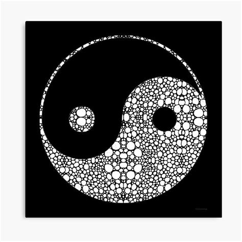 Perfect Balance 2 Yin And Yang Stone Rock D Art By Sharon Cummings