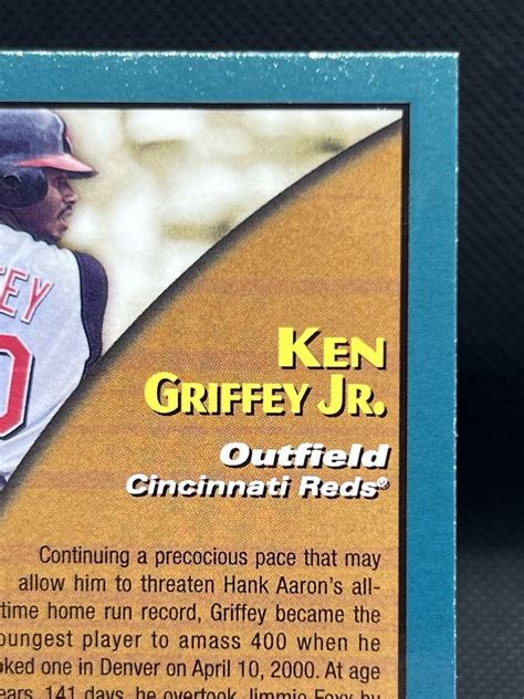 Topps Ken Griffey Jr Season Highlights Cincinnati Reds