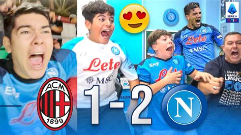 Sogniamo Milan Napoli Live Reaction Napoletani Youtube