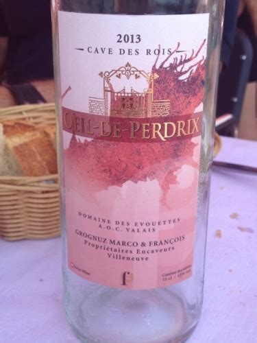 Cave des Rois Oeil de Perdrix Rosé Vivino Canada