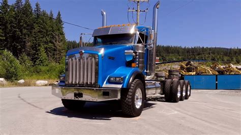 Kenworth T Extended Day Cab Tri Drive Youtube