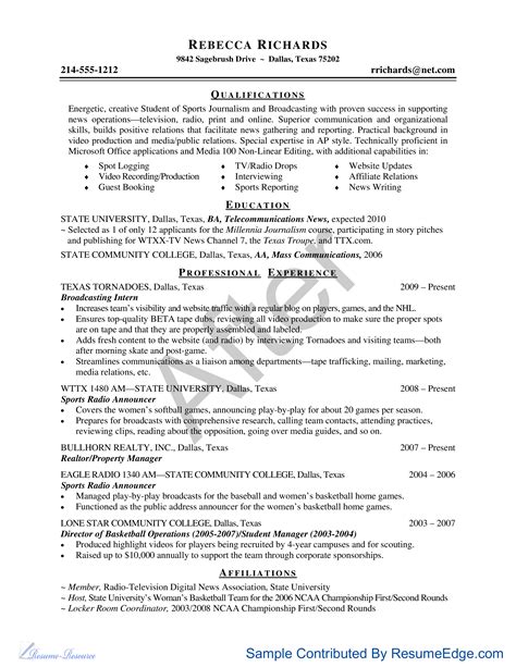 Microsoft Word Internship Resume Template Free Word Template