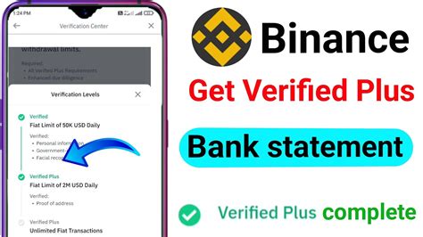 Binance Me Get Verified Plus Account Binance Plus Verification Complete Method Bank Statement