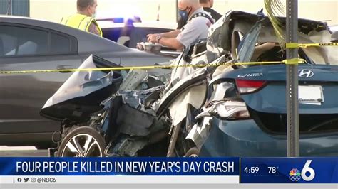 Four People Killed In New Years Day Crash Nbc 6 South Florida