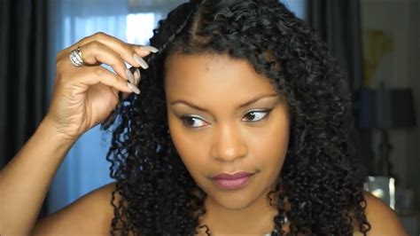 Defined Strand Twist Out Tutorial On Afro Curly Kinky Clip In