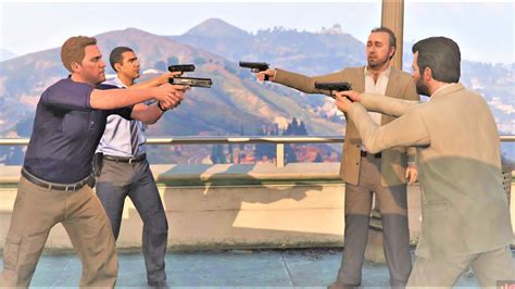 Grand Theft Auto V Part 41 Crazy Mission Steve Gets Shot Trevor