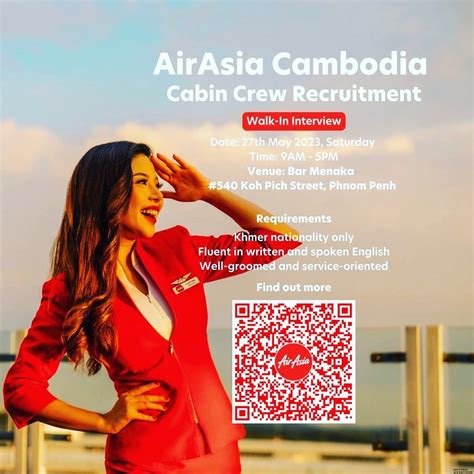 Airasia Cambodia Cabin Crew Walk In Interview Phnom Penh 27 May 2023 Better Aviation