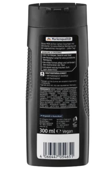 Gel De Douche Balea Men Active Carbon Ml