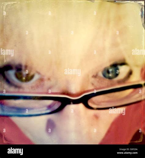 Two different colored eyes Stock Photo - Alamy