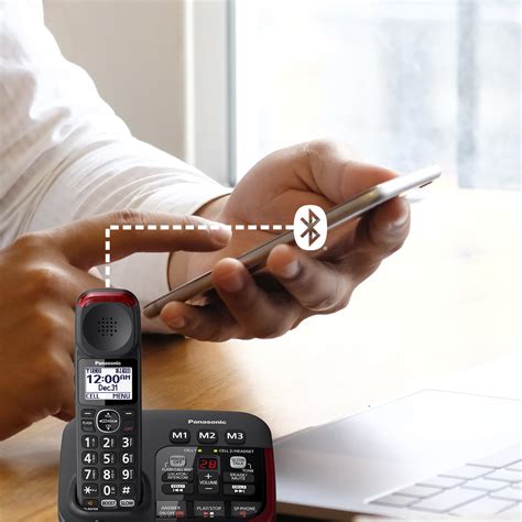 Panasonic Amplified Cordless Phone with 1 Handset, Digital Answering ...