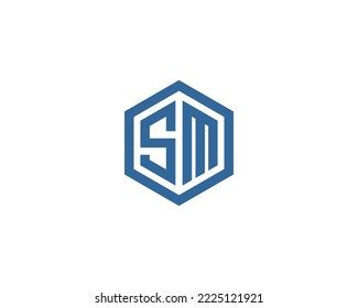 Sm Logo Design Vector Template Stock Vector (Royalty Free) 2225121921 ...