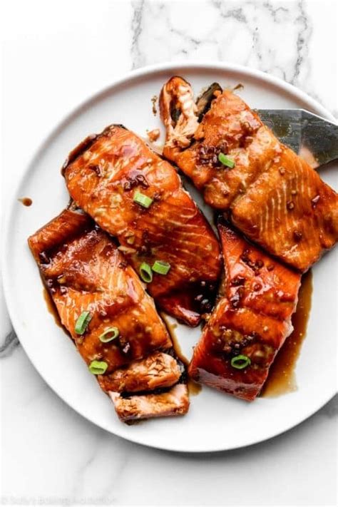 Honey Garlic Soy Glazed Salmon Sallys Baking Addiction