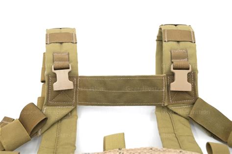 Lbt A Load Bearing Chest Rig Coyote Tan Gear Illustration