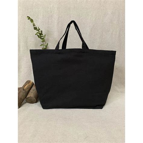 Bolsa Algodón Negra 40x58x20 EcoStuff