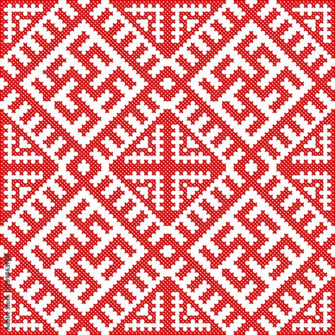 Slavic ethnic ornament. Vector illustration, seamless pattern. Ethnic ...