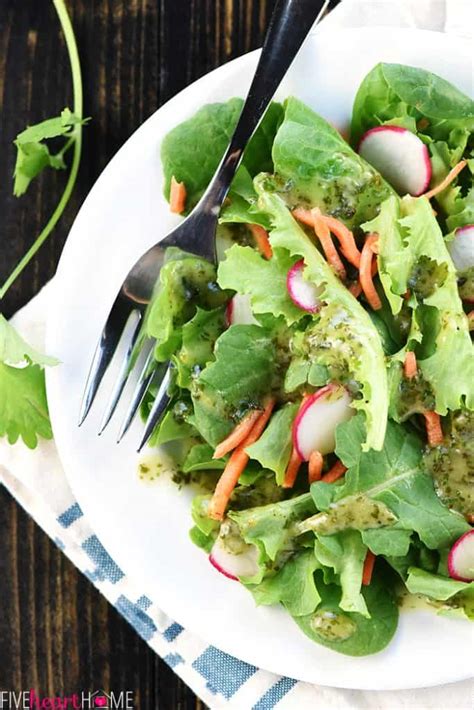 Cilantro Lime Dressing Mexican Salad Dressing • Fivehearthome